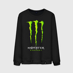 Свитшот хлопковый мужской MONSTER ENERGY, цвет: черный