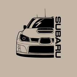 Свитшот хлопковый мужской SUBARU Z, цвет: миндальный — фото 2