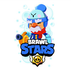 Свитшот хлопковый мужской BRAWL STARS GALE, цвет: белый — фото 2