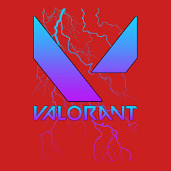 Свитшот хлопковый мужской VALORANT, цвет: красный — фото 2