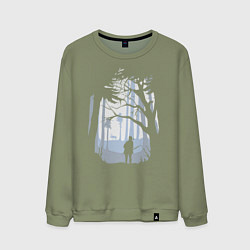 Свитшот хлопковый мужской The Last Of Us PART 2, цвет: авокадо