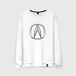 Свитшот хлопковый мужской ACURA, цвет: белый