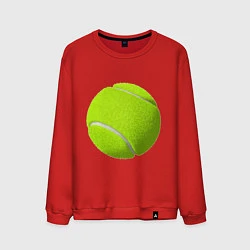 Свитшот хлопковый мужской Теннис, цвет: красный