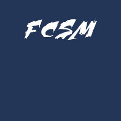 Свитшот хлопковый мужской FCSM, цвет: тёмно-синий — фото 2