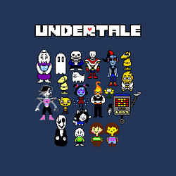 Свитшот хлопковый мужской UNDERTALE, цвет: тёмно-синий — фото 2