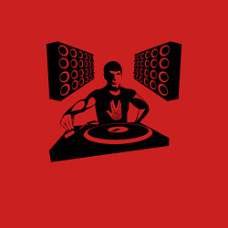 Свитшот хлопковый мужской StarTrek DJ Spock Z, цвет: красный — фото 2