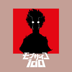 Свитшот хлопковый мужской Mob psycho 100 Z, цвет: пыльно-розовый — фото 2