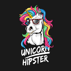 Свитшот хлопковый мужской Unicorn hipster, цвет: черный — фото 2