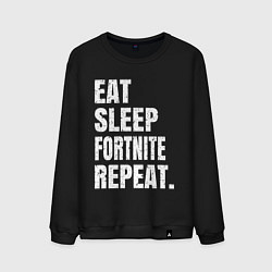 Мужской свитшот EAT SLEEP FORTNITE REPEAT