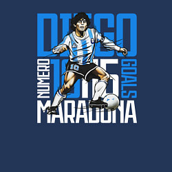 Свитшот хлопковый мужской 10 Diego Maradona, цвет: тёмно-синий — фото 2