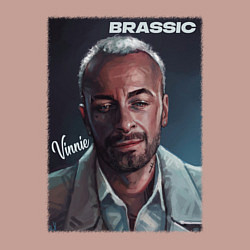 Свитшот хлопковый мужской Голяк Brassic Винни, цвет: пыльно-розовый — фото 2