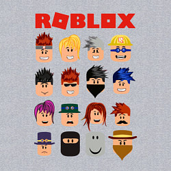 Свитшот хлопковый мужской ROBLOX, цвет: меланж — фото 2