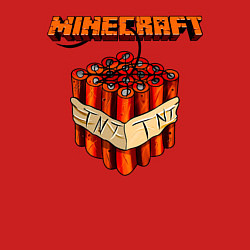 Свитшот хлопковый мужской Minecraft, цвет: красный — фото 2