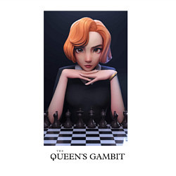 Свитшот хлопковый мужской Queens Gambit Ход Королевы, цвет: белый — фото 2