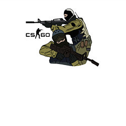 Свитшот хлопковый мужской CS:GO, цвет: белый — фото 2