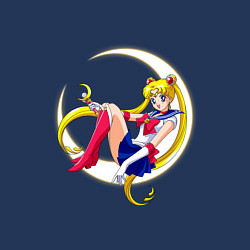 Свитшот хлопковый мужской Sailor Moon, цвет: тёмно-синий — фото 2