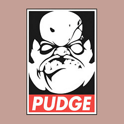 Свитшот хлопковый мужской Pudge Dota Пудж, цвет: пыльно-розовый — фото 2