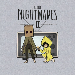 Свитшот хлопковый мужской Little Nightmares 2, цвет: меланж — фото 2