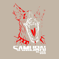 Свитшот хлопковый мужской SAMURAI Cyberpunk 2077, цвет: миндальный — фото 2