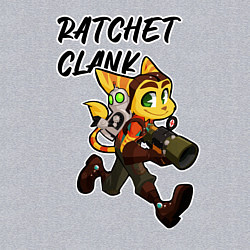 Свитшот хлопковый мужской Ratchet & Clank, цвет: меланж — фото 2
