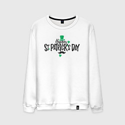 Свитшот хлопковый мужской ST Patrick, цвет: белый