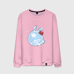 Свитшот хлопковый мужской Дух Тарталья, цвет: светло-розовый