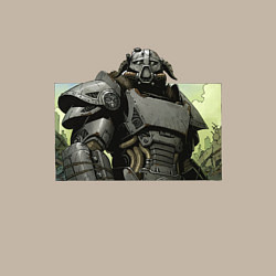 Свитшот хлопковый мужской Fallout x Skyrim, цвет: миндальный — фото 2