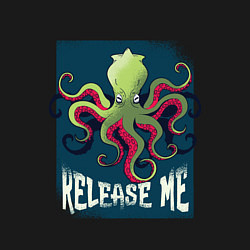 Свитшот хлопковый мужской Release the Kraken, цвет: черный — фото 2