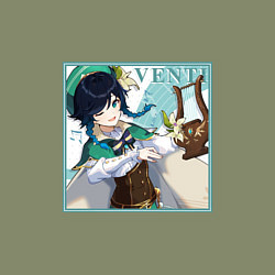 Свитшот хлопковый мужской Венти, цвет: авокадо — фото 2