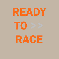 Свитшот хлопковый мужской KTM READY TO RACE спина Z, цвет: миндальный — фото 2