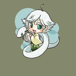 Свитшот хлопковый мужской Snake Mizuki, цвет: авокадо — фото 2