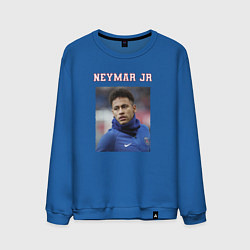 Свитшот хлопковый мужской Неймар Neymar, цвет: синий
