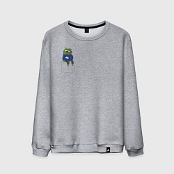 Свитшот хлопковый мужской Pepe Thinking room, цвет: меланж