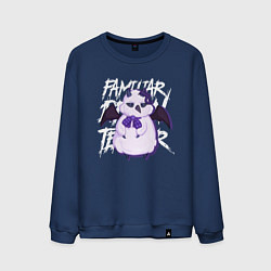 Свитшот хлопковый мужской Familiar Demon Teacher, цвет: тёмно-синий