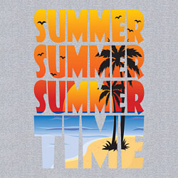 Свитшот хлопковый мужской SUMMER TIME, цвет: меланж — фото 2
