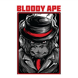 Свитшот хлопковый мужской Bloody ape, цвет: белый — фото 2