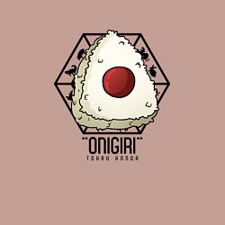 Свитшот хлопковый мужской Onigiri Tohru Honda, цвет: пыльно-розовый — фото 2