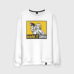 Свитшот хлопковый мужской Mark It Zero Большой Лебовски, цвет: белый