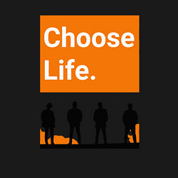 Свитшот хлопковый мужской Choose Life, цвет: черный — фото 2