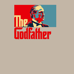 Свитшот хлопковый мужской Godfather logo, цвет: миндальный — фото 2