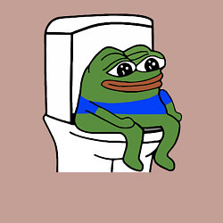 Свитшот хлопковый мужской Лягушонок пепе, цвет: пыльно-розовый — фото 2