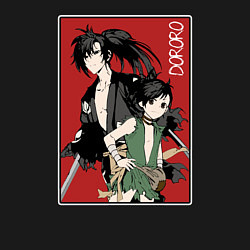 Свитшот хлопковый мужской Дороро Dororo, цвет: черный — фото 2