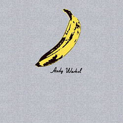 Свитшот хлопковый мужской Банан, Энди Уорхол, цвет: меланж — фото 2