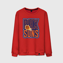 Свитшот хлопковый мужской PHX Suns, цвет: красный