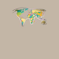 Свитшот хлопковый мужской World Cat, цвет: миндальный — фото 2