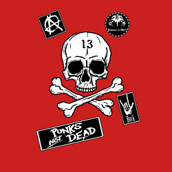 Свитшот хлопковый мужской Как у КНЯZZя Король и Шут, цвет: красный — фото 2