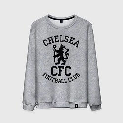 Свитшот хлопковый мужской Chelsea CFC, цвет: меланж