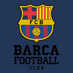 Свитшот хлопковый мужской Barcelona Football Club, цвет: тёмно-синий — фото 2