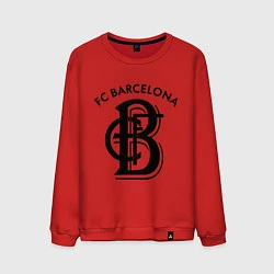 Свитшот хлопковый мужской FC Barcelona, цвет: красный