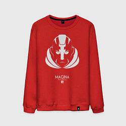 Свитшот хлопковый мужской Anti-Mage из Доты 2 Magina, цвет: красный